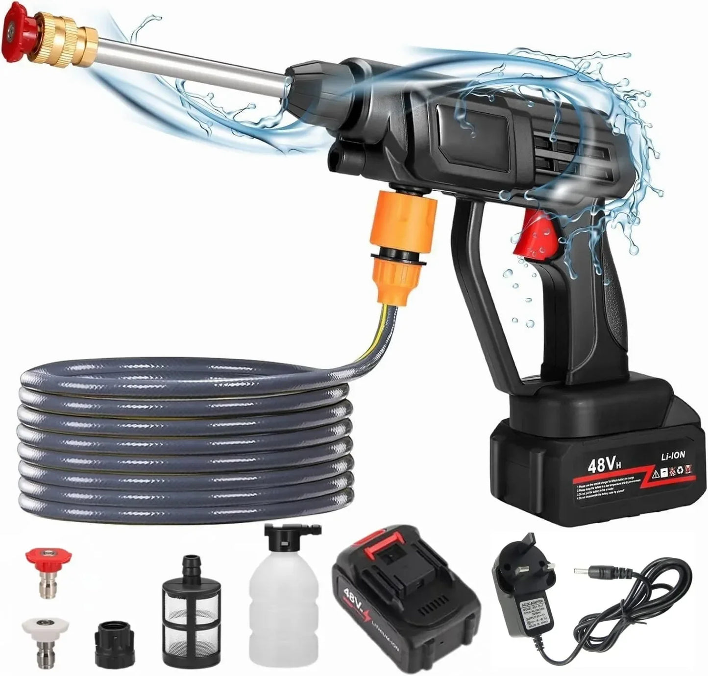 HIGH PRESSURE WATER CLEAING GUN
